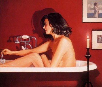 Jack Vettriano Painting - baño de llanto Contemporáneo Jack Vettriano